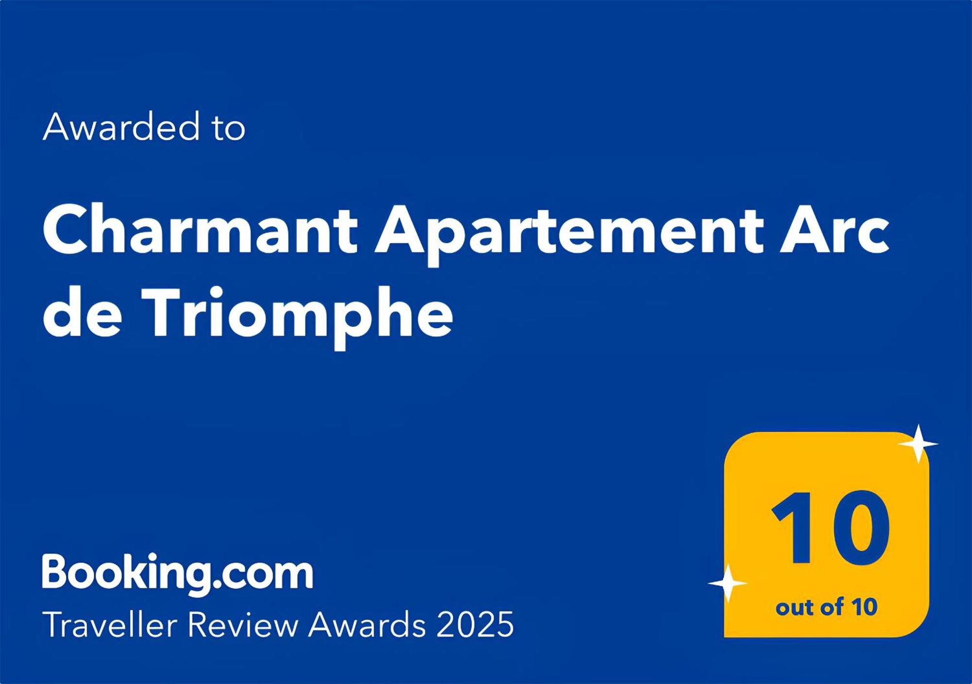 Charmant Appartement Arc De Triomphe Free Netflix Paris Luaran gambar