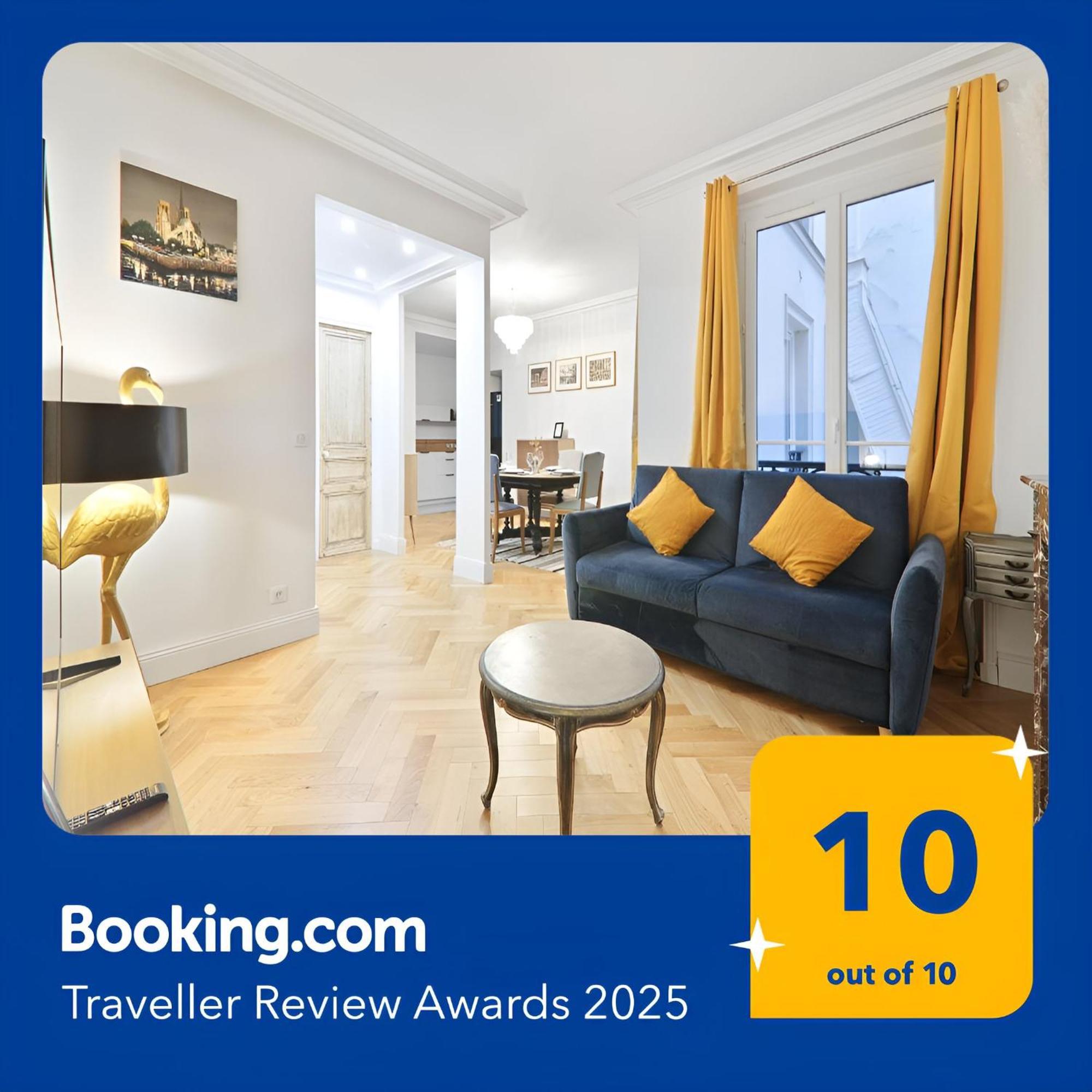 Charmant Appartement Arc De Triomphe Free Netflix Paris Luaran gambar